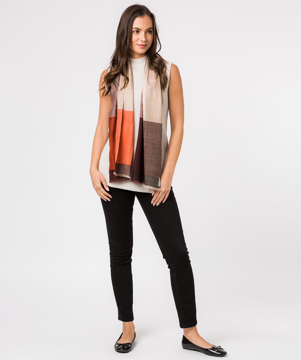 'Saturn' Cashmere & Merino Wool Neckerchief