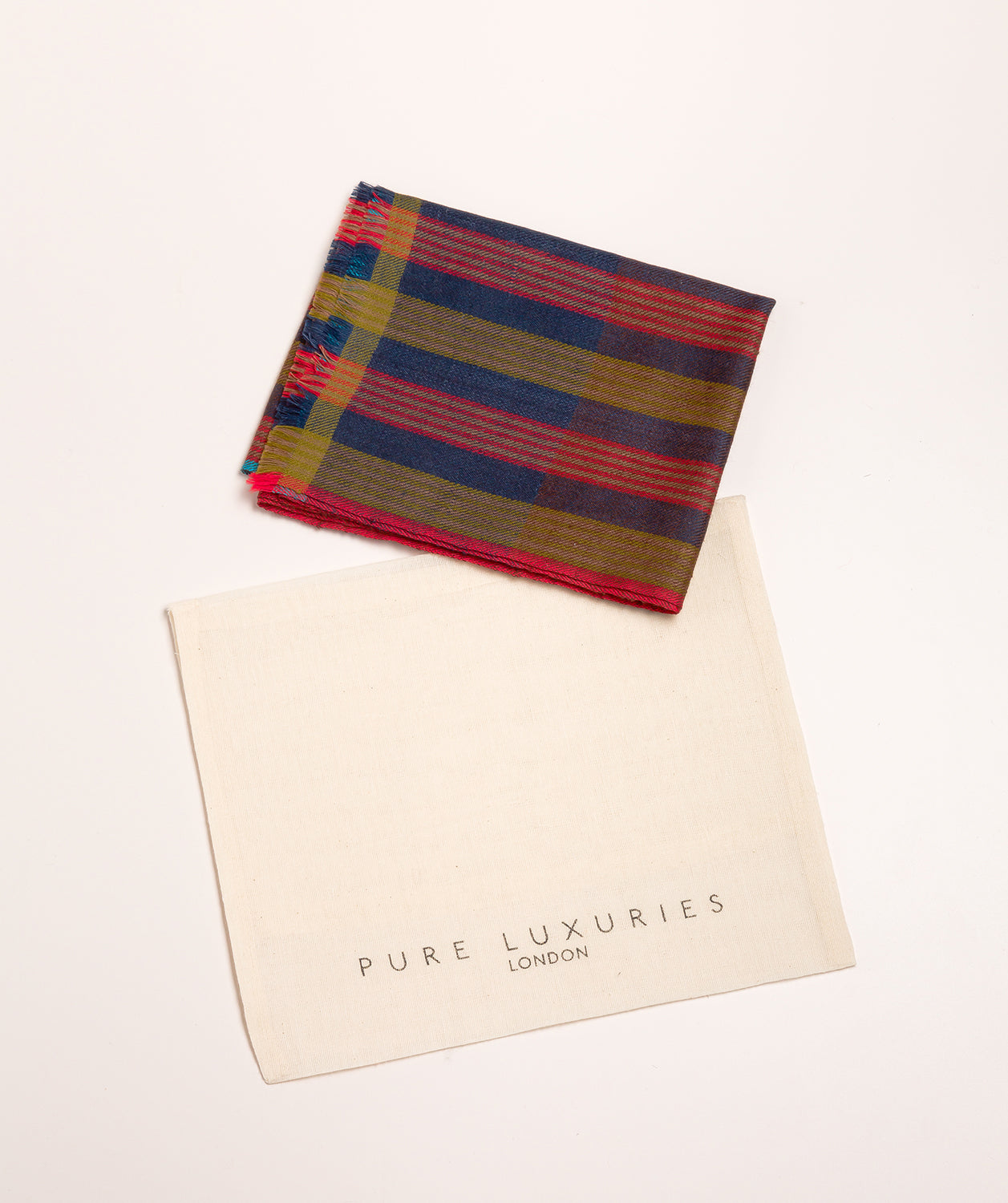 'Ratio' Cashmere & Merino Wool Neckerchief
