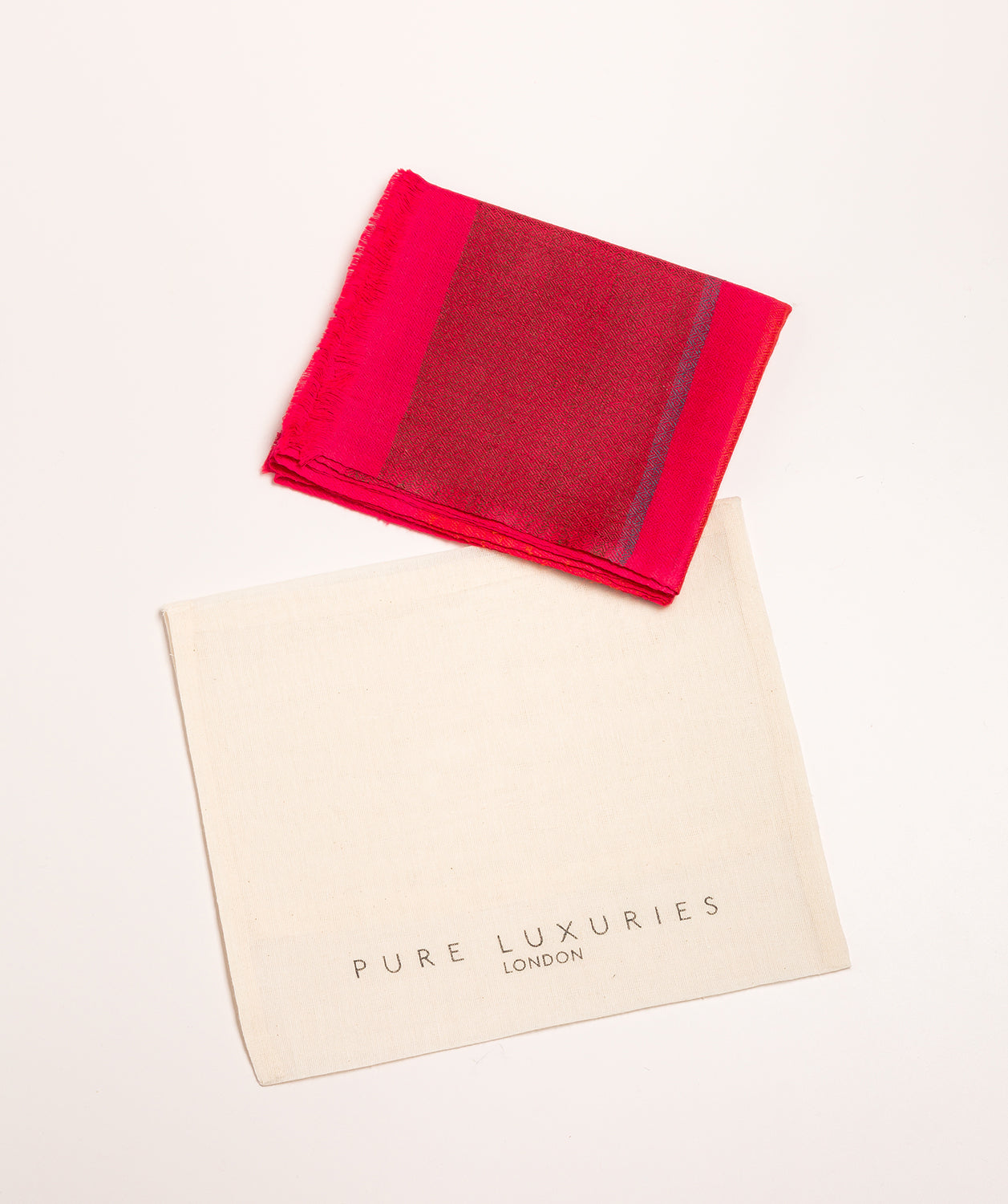 'Blur' Cashmere & Merino Wool Neckerchief