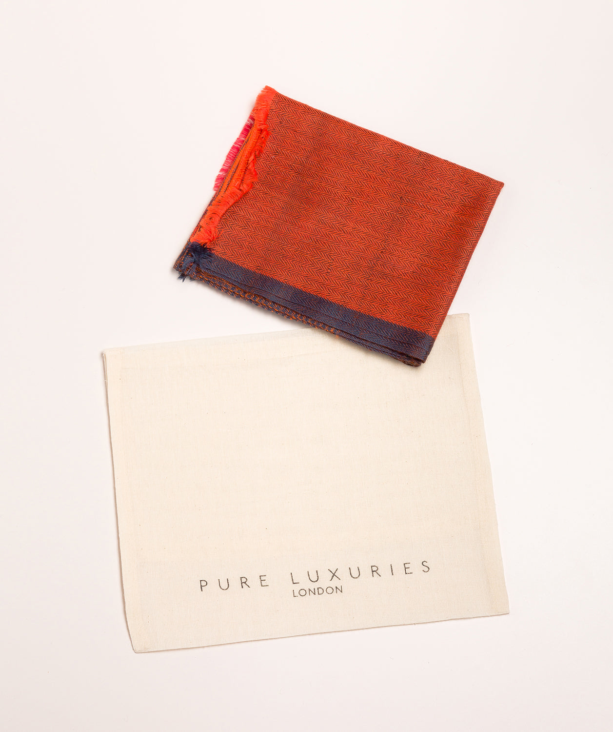 'Libration' Cashmere & Merino Wool Neckerchief