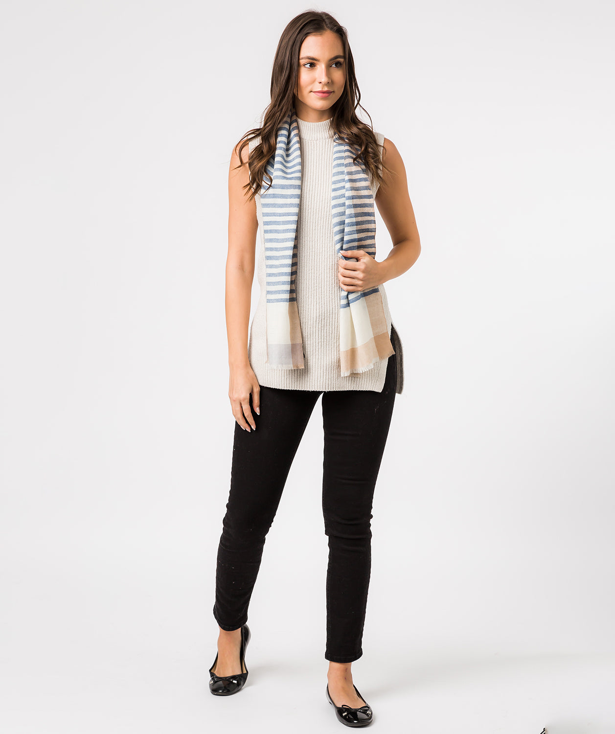 'Accent' Cashmere & Merino Wool Neckerchief