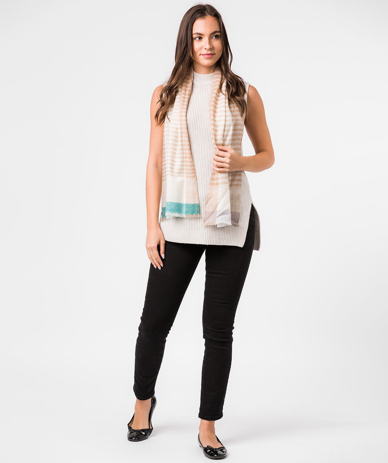 'Nebula' Cashmere & Merino Wool Neckerchief