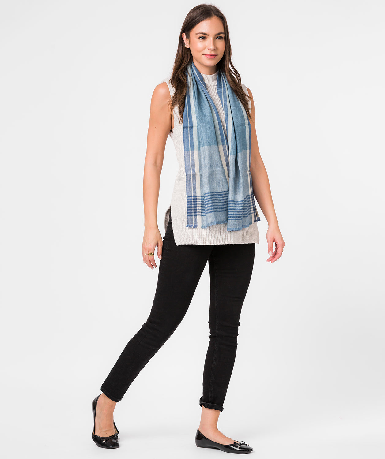 'Earth' Cashmere & Merino Wool Neckerchief