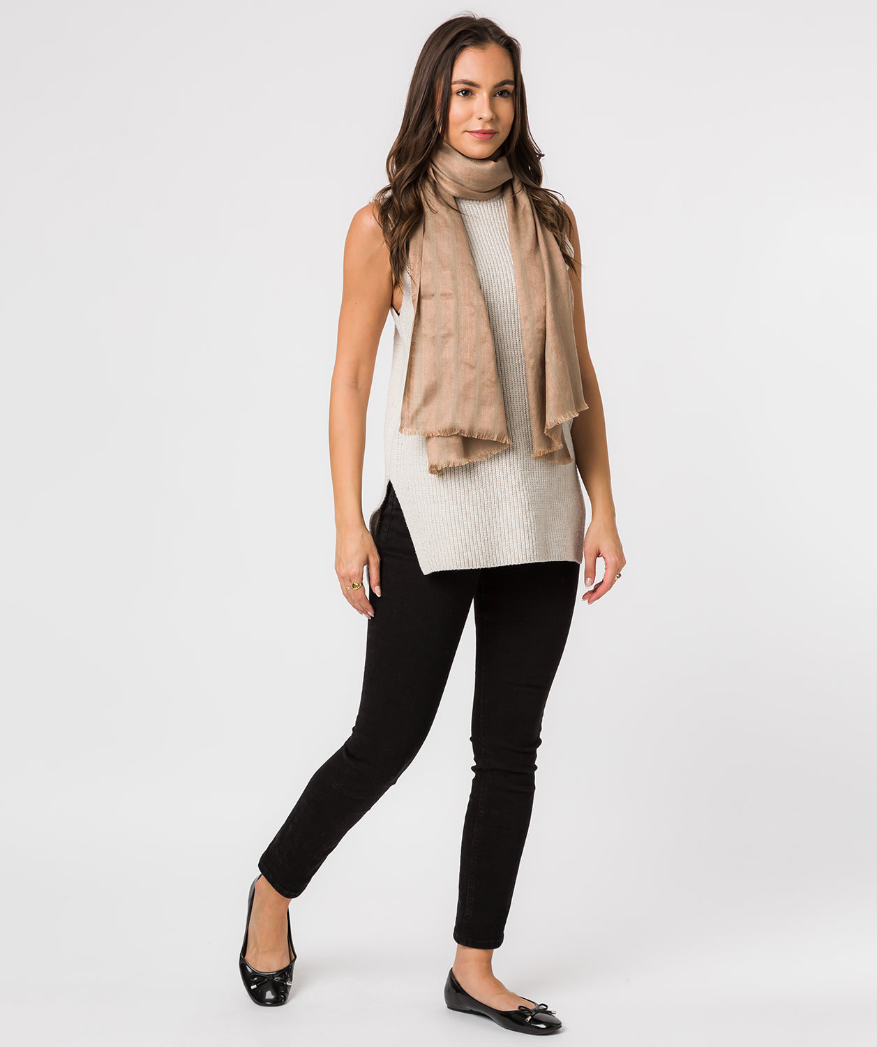 'Moon' Cashmere & Merino Wool Pashmina