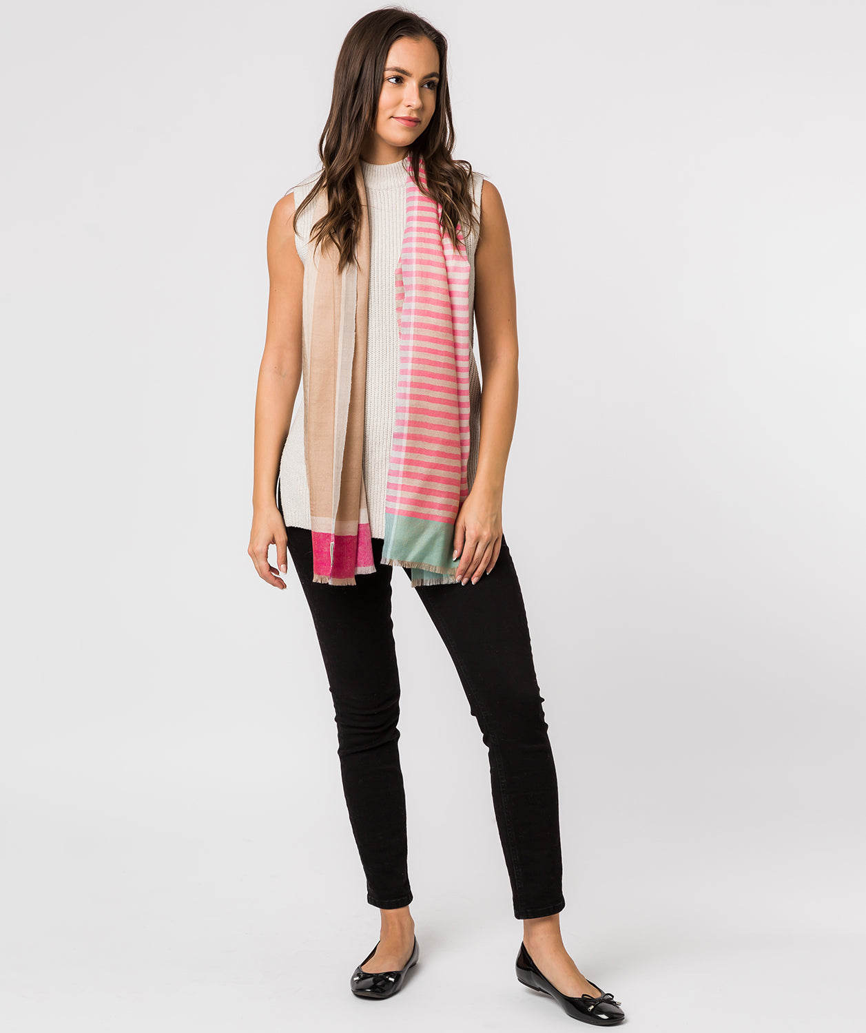 'Zenith' Cashmere & Merino Wool Pashmina