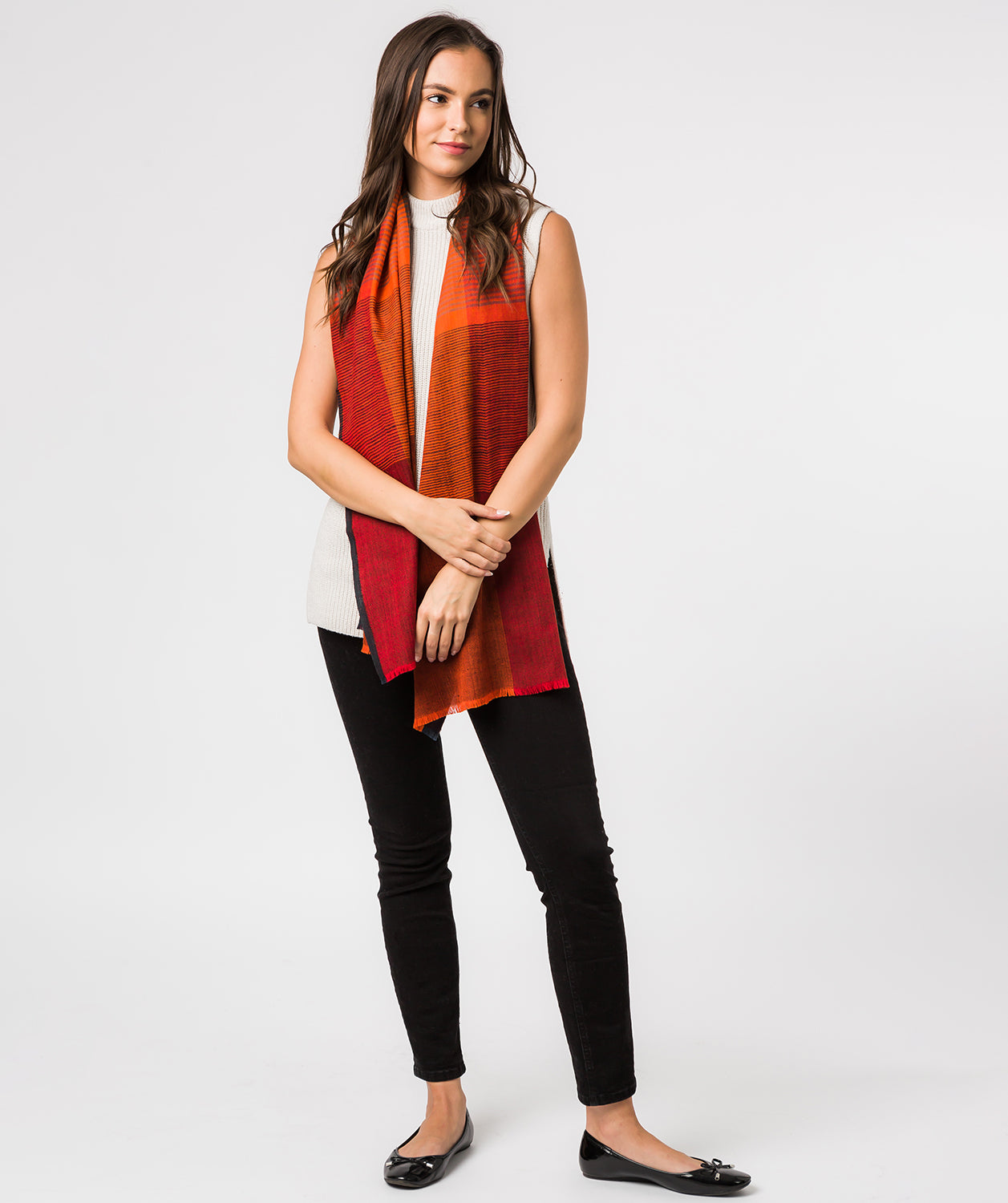'Libration' Cashmere & Merino Wool Pashmina