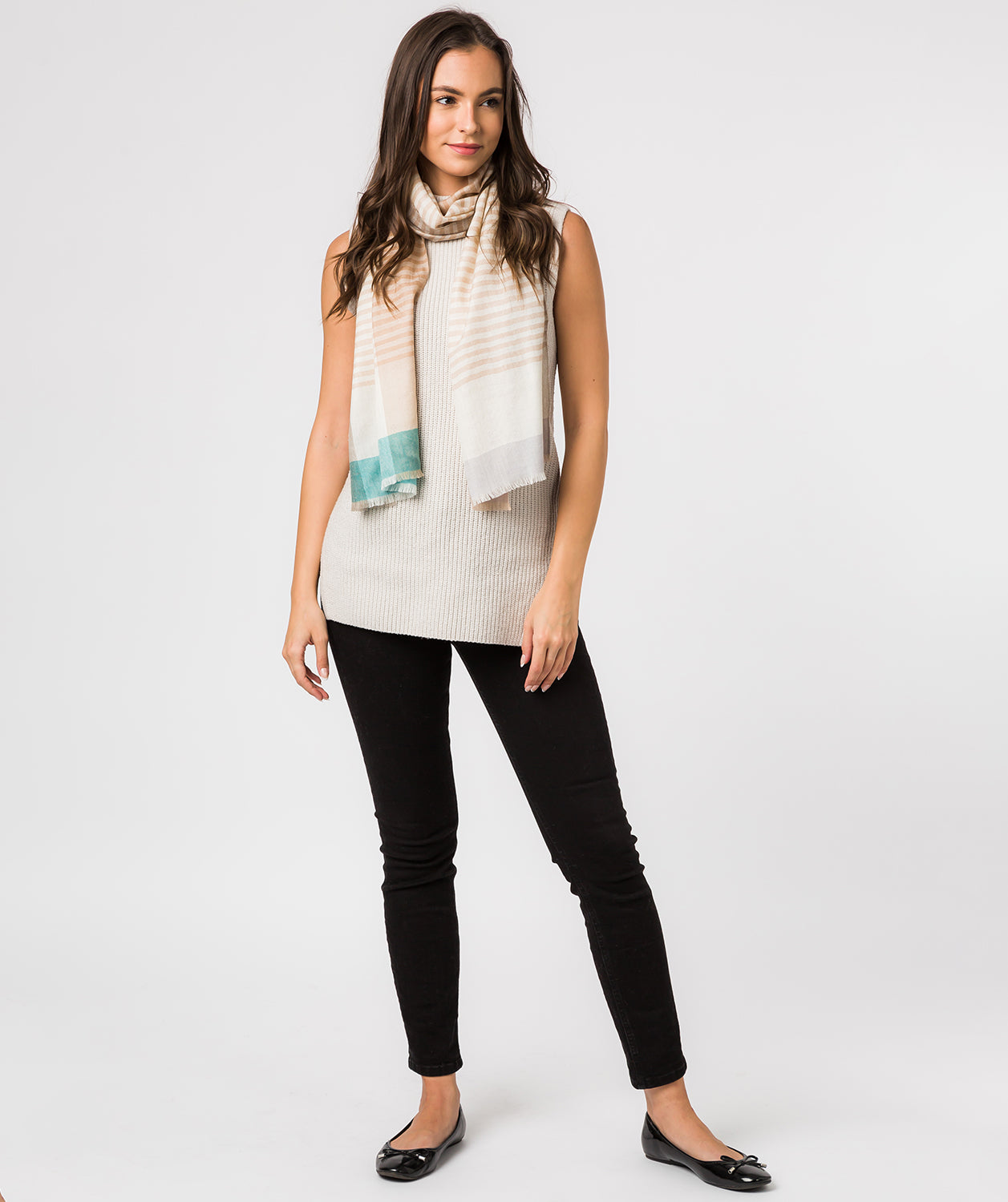 'Nebula' Cashmere & Merino Wool Pashmina