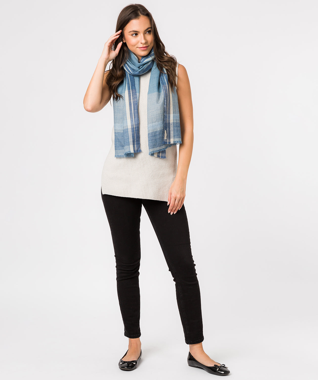 'Earth' Cashmere & Merino Wool Pashmina