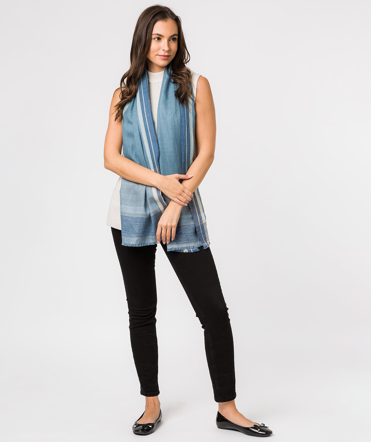 'Earth' Cashmere & Merino Wool Pashmina