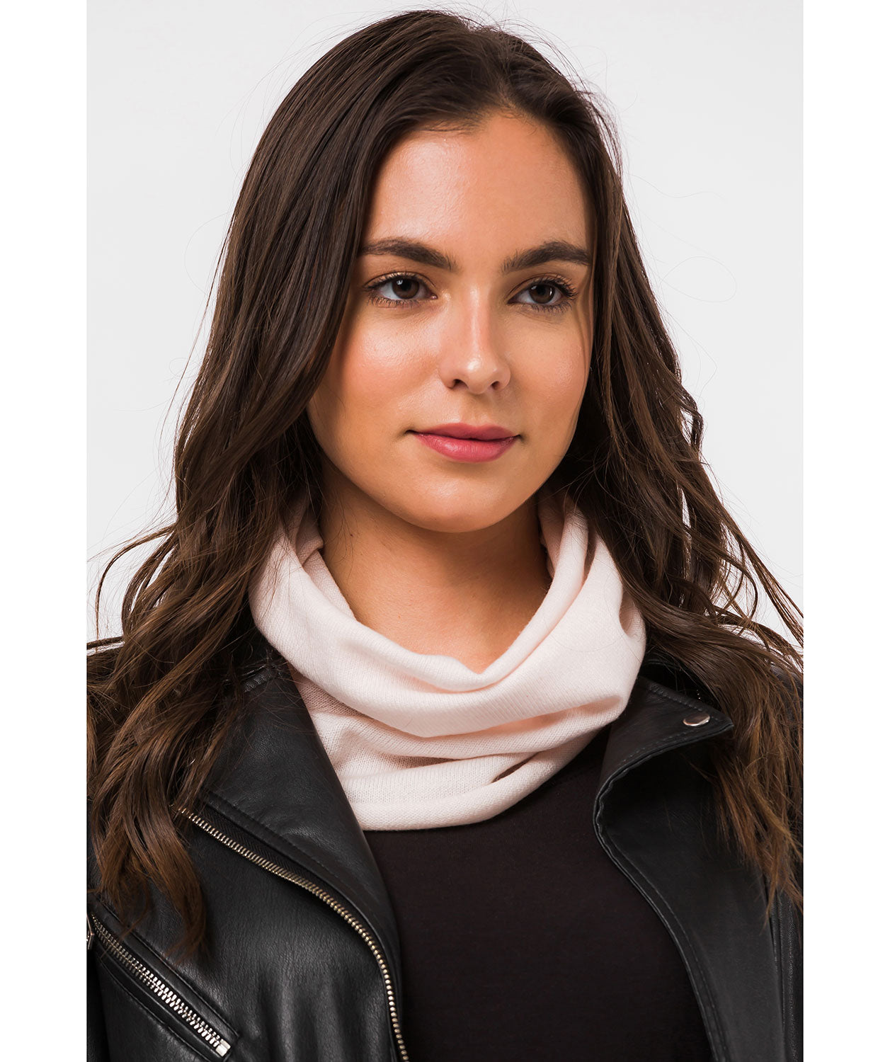 'Holker' Cream Cashmere & Merino Wool Snood