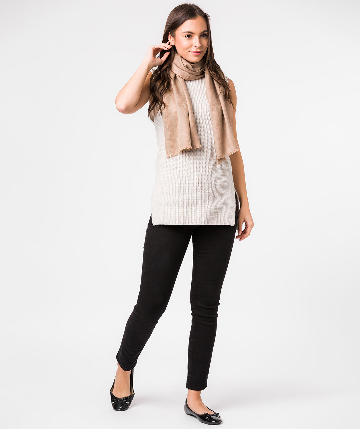 'Moon' Cashmere & Merino Wool Scarf