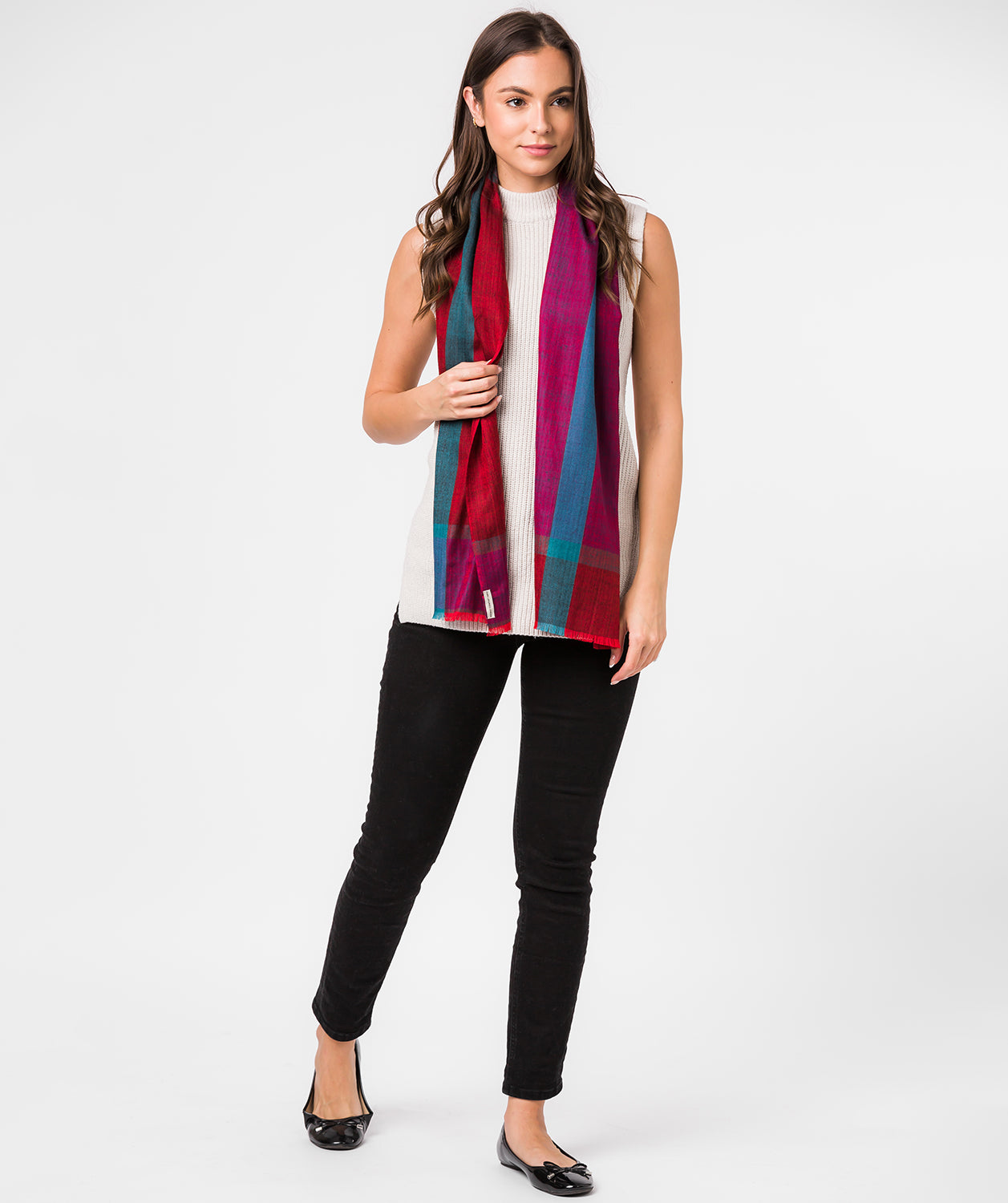 'Supernova' Cashmere & Merino Wool Scarf