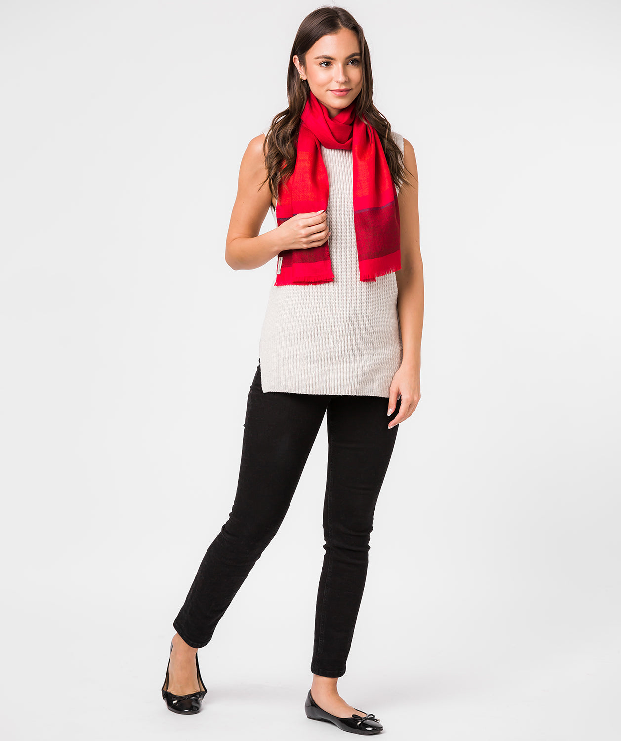 'Blur' Cashmere & Merino Wool Scarf