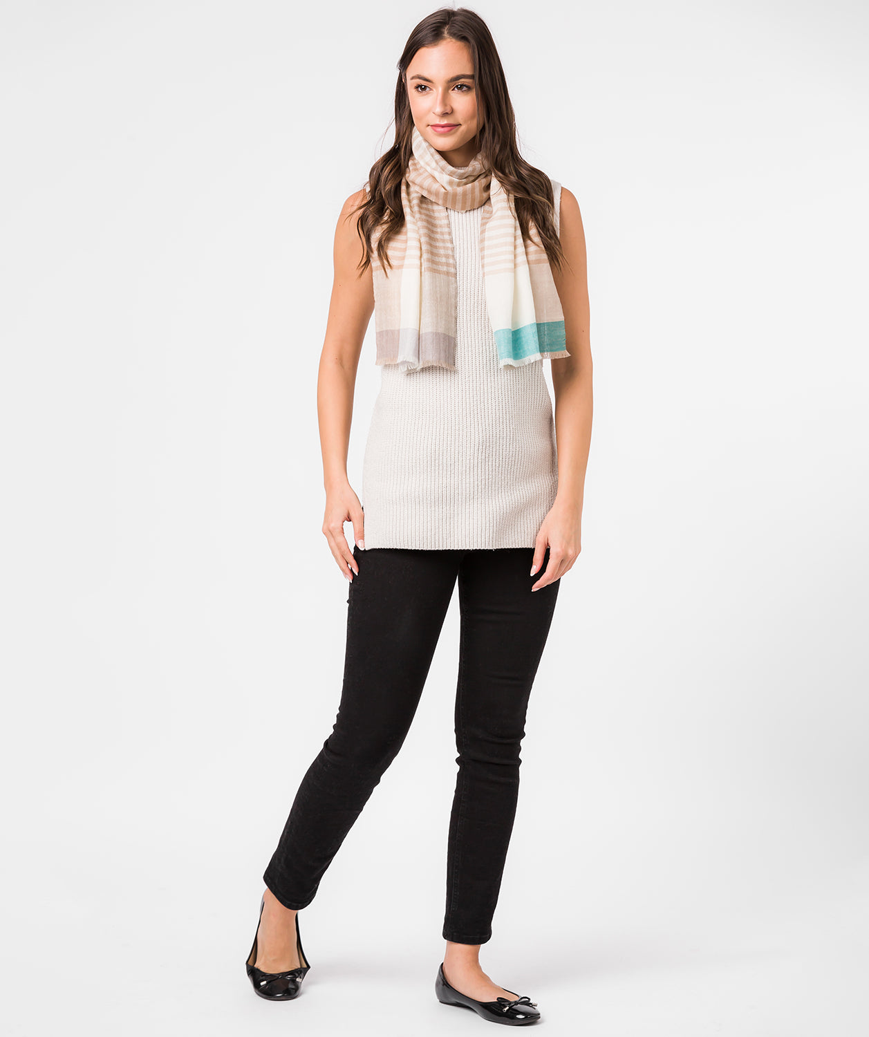 'Nebula' Cashmere & Merino Wool Scarf