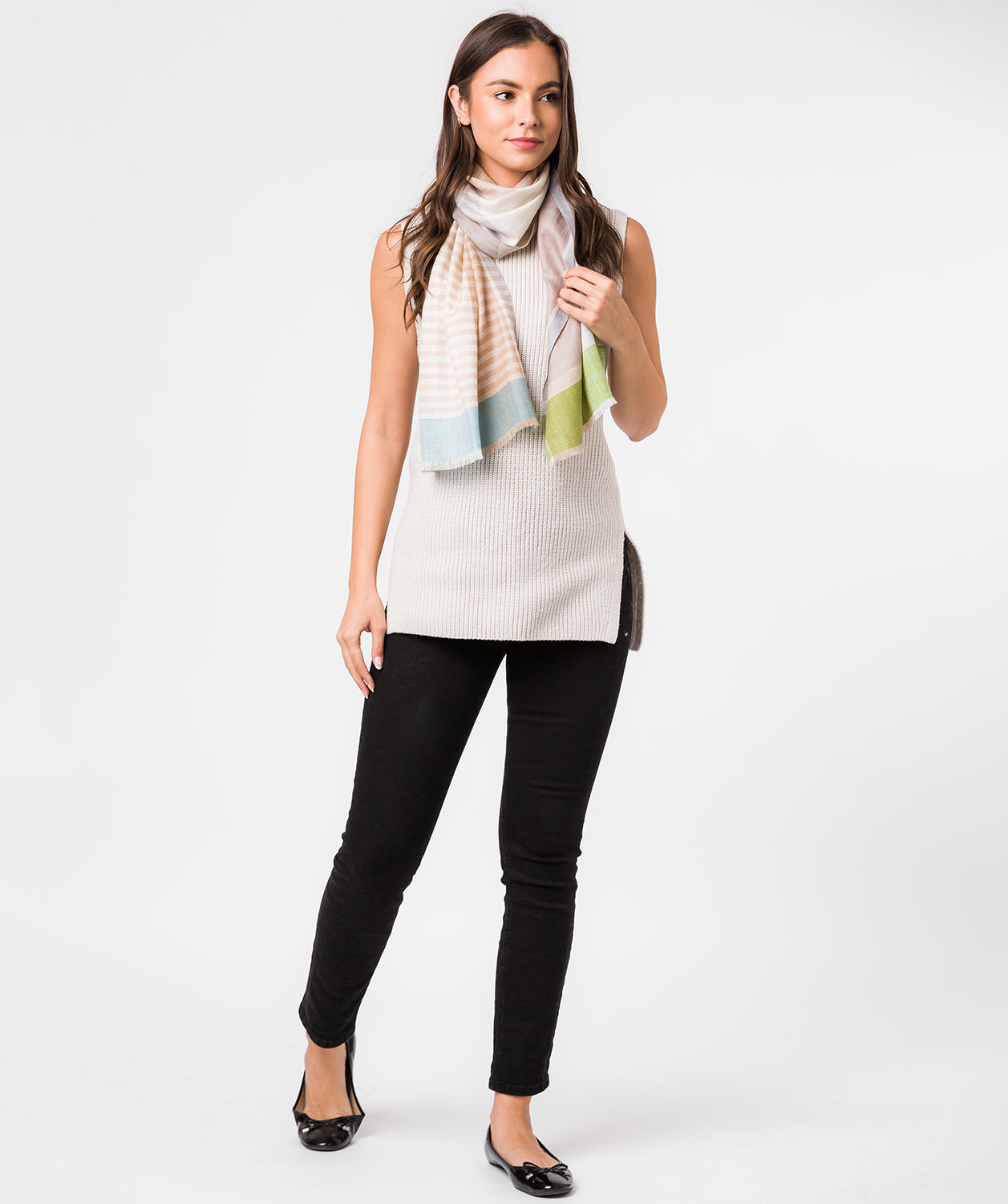 'Charon' Cashmere & Merino Wool Scarf