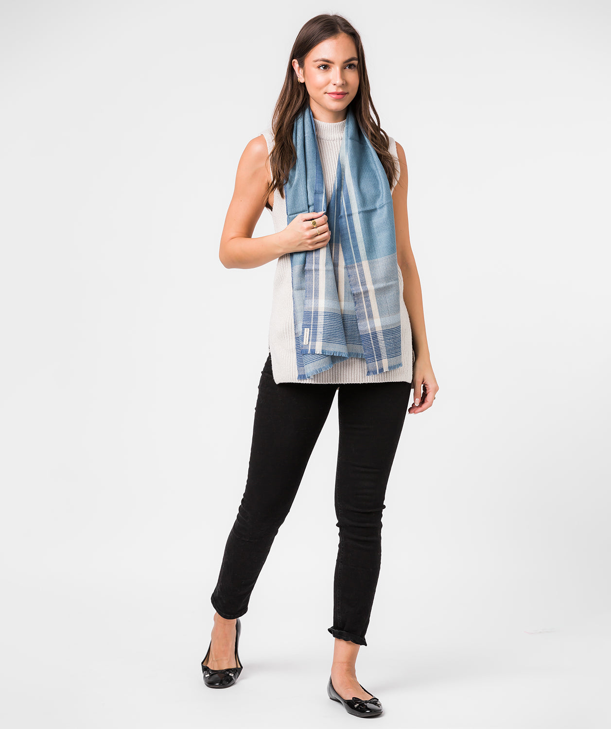 'Earth' Cashmere & Merino Wool Scarf