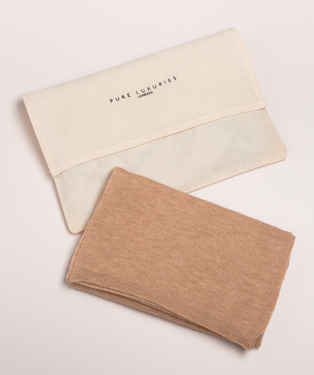 'Bristol' Caramel Merino Wool Scarf