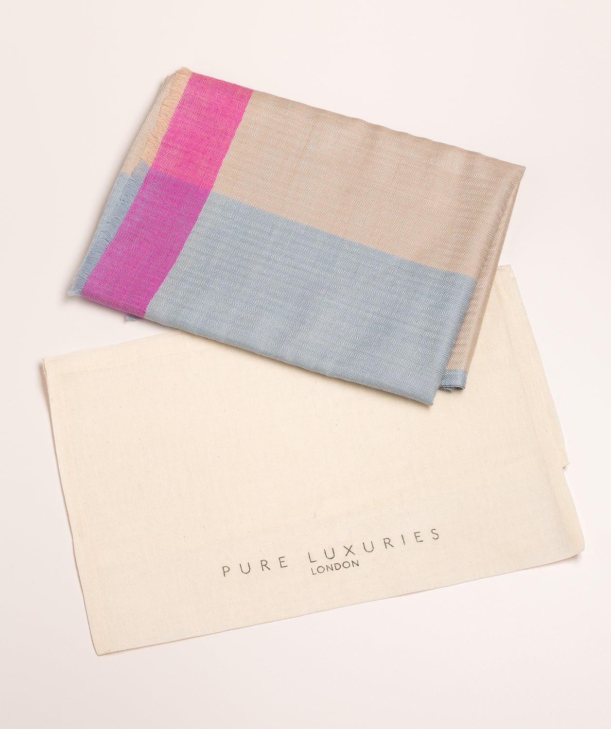 'Hue' Cashmere & Merino Wool Shawl Wrap