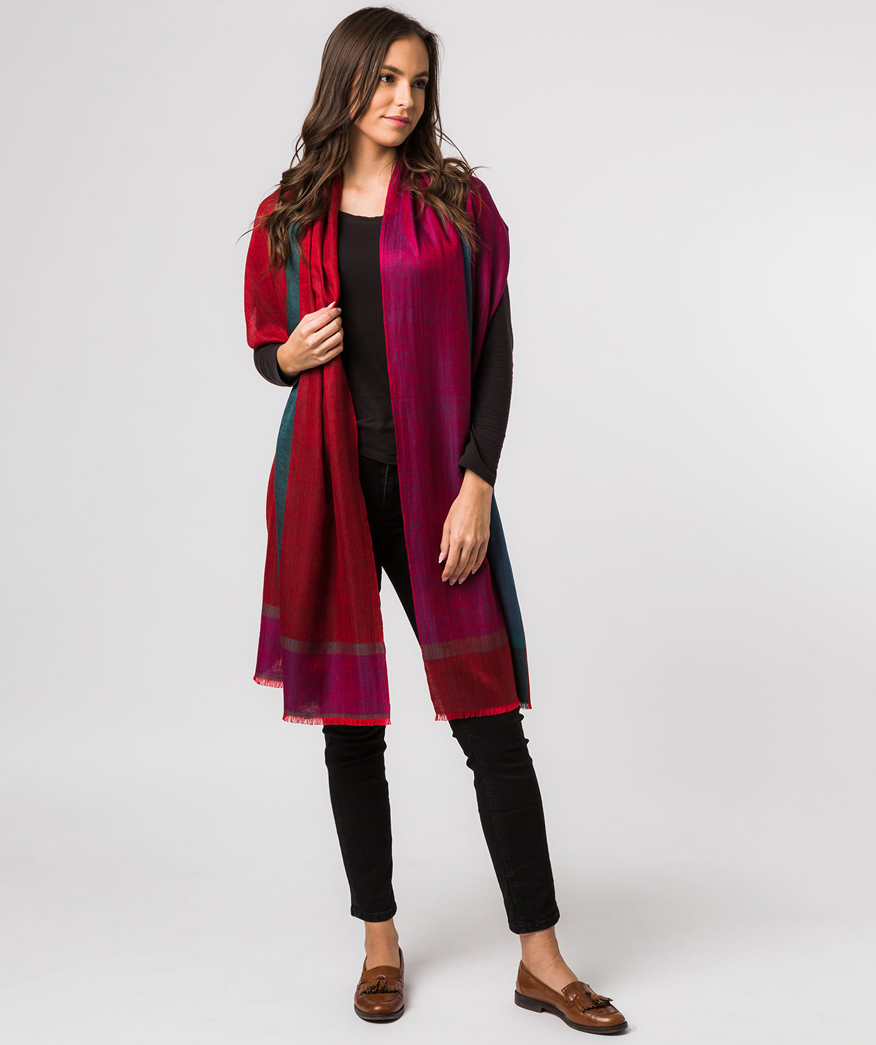 'Supernova' Cashmere & Merino Wool Shawl Wrap