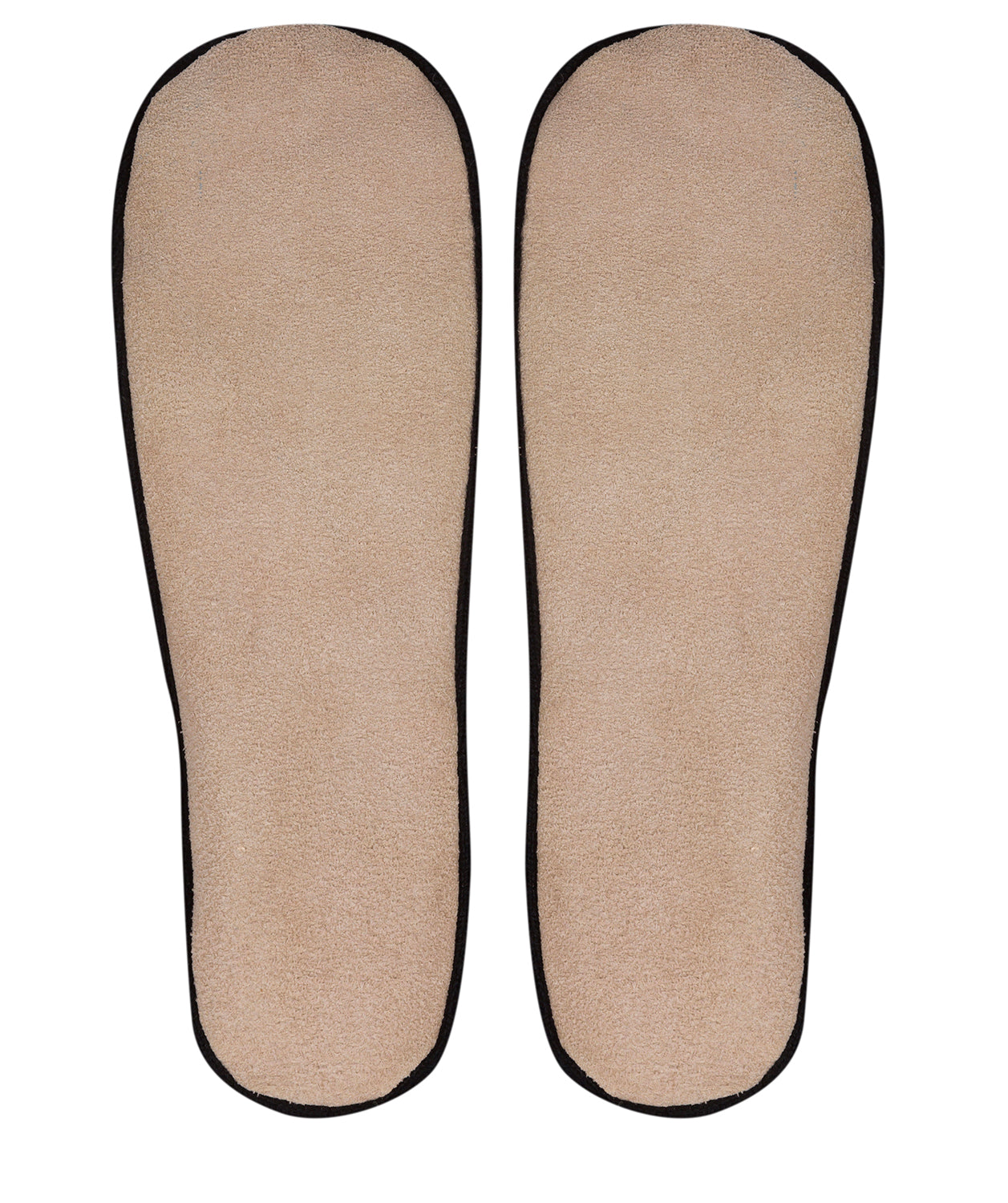'Millom' Black Cashmere & Merino Wool Medium Ballet Slippers