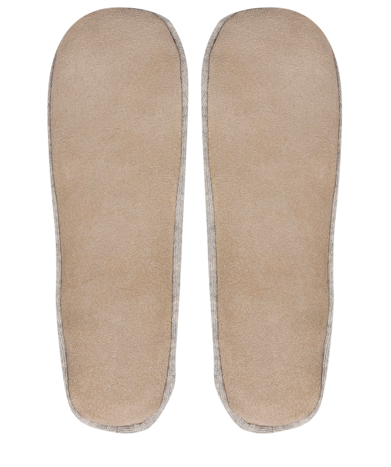 'Appleby' Foggy Cashmere & Merino Wool Small Ballet Slippers