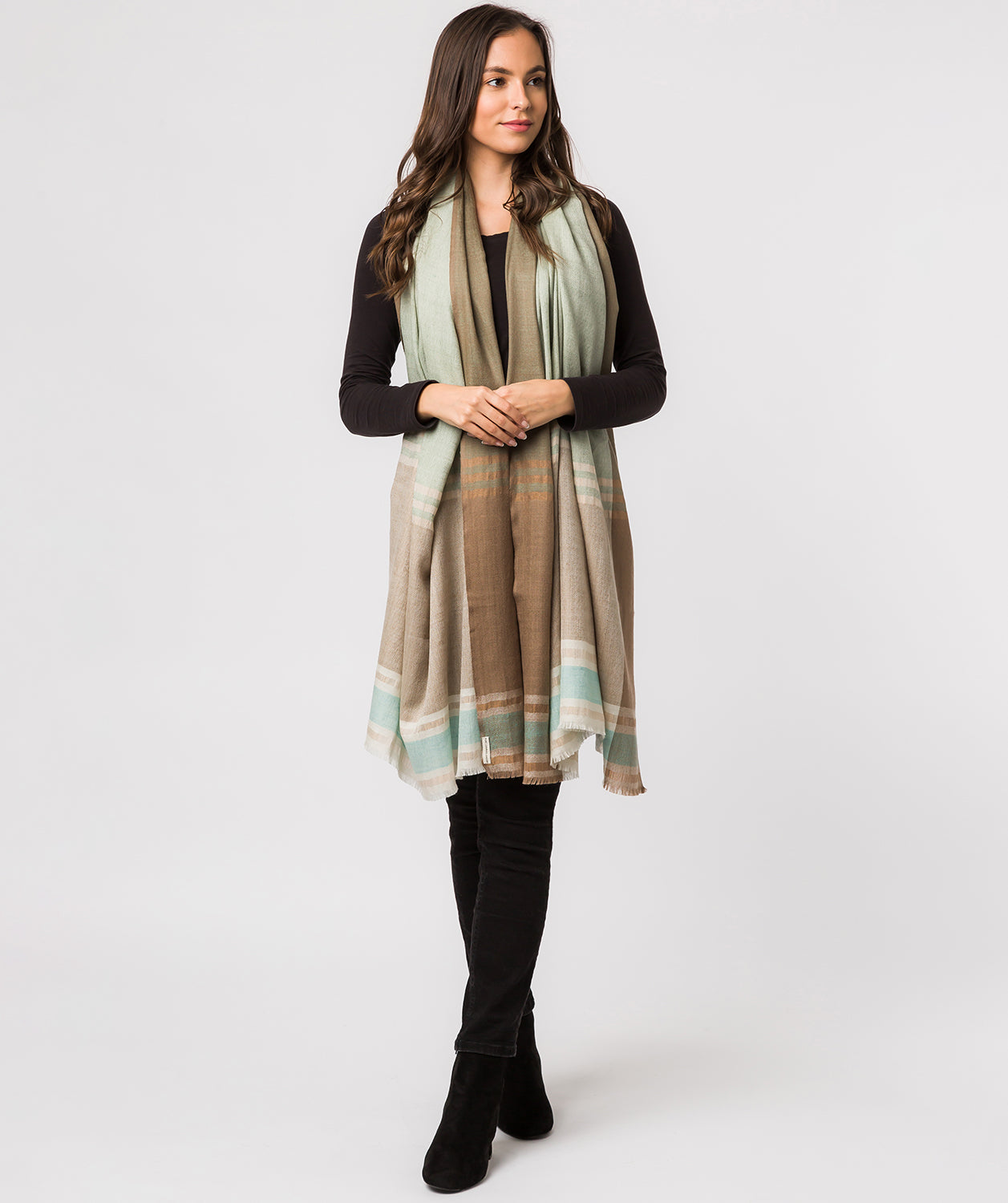 'Asteris' Cashmere & Merino Wool Throw