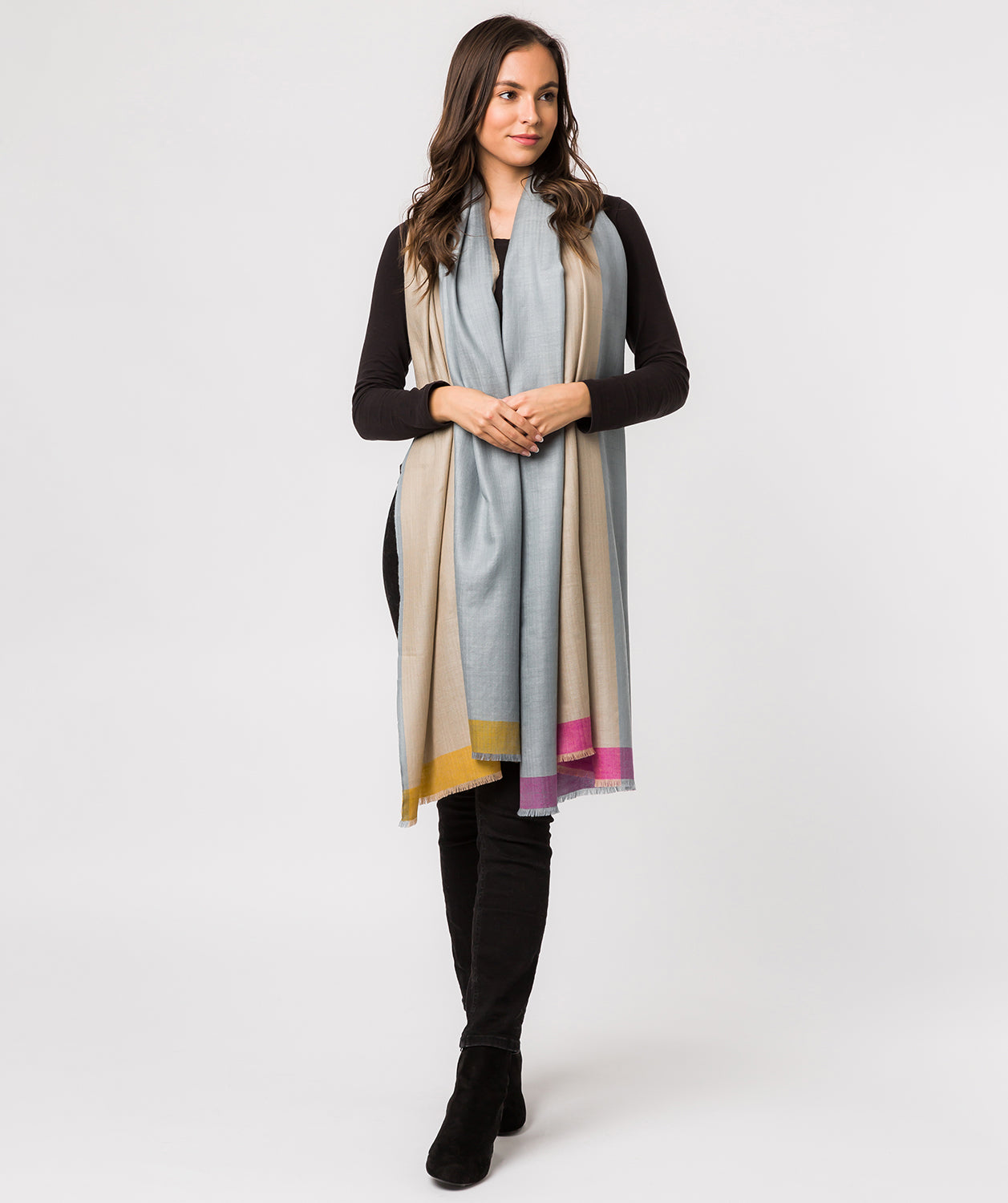 'Hue' Cashmere & Merino Wool Throw