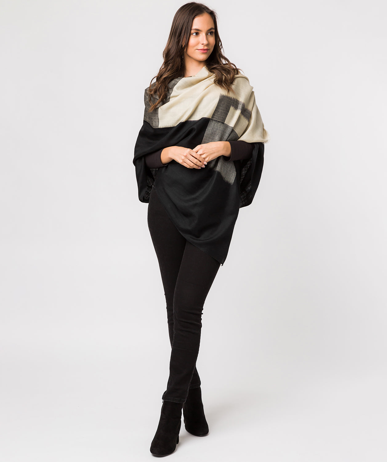 'Equinox' Cashmere & Merino Wool Throw