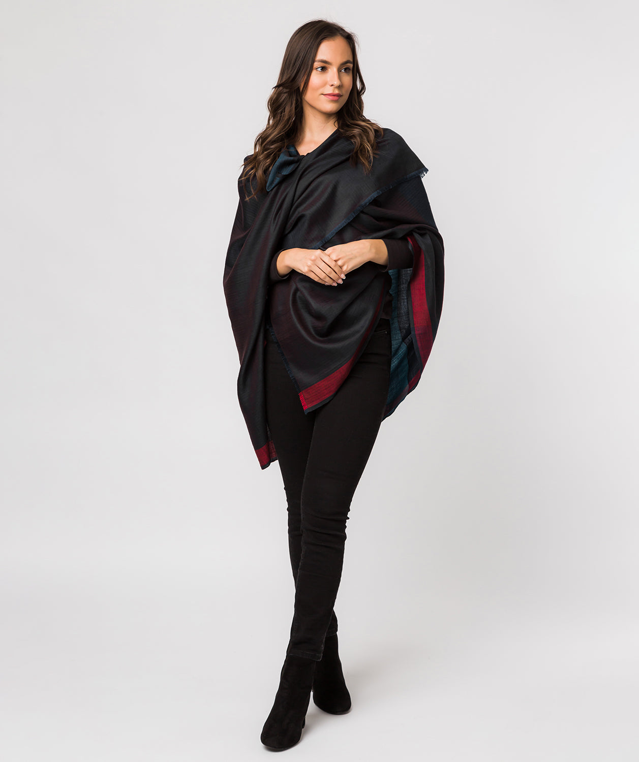 'Gradient' Cashmere & Merino Wool Throw