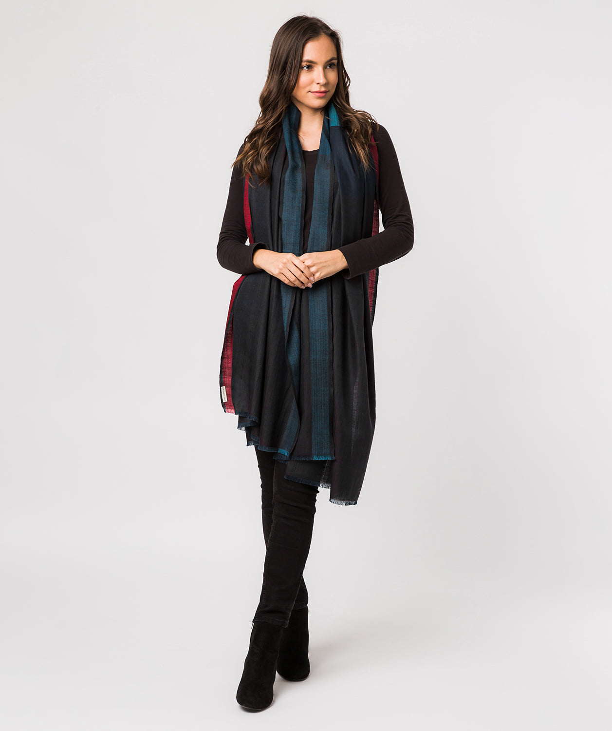 'Gradient' Cashmere & Merino Wool Throw