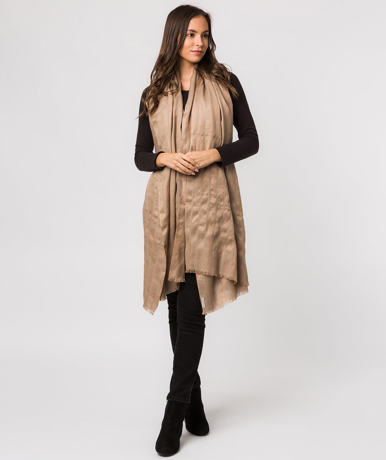 'Moon' Cashmere & Merino Wool Throw