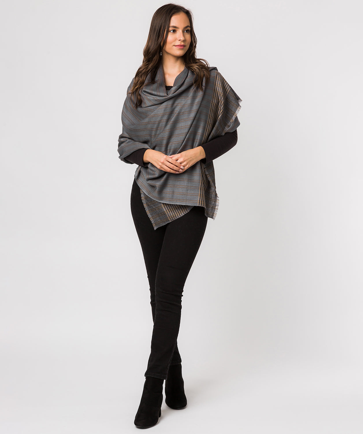 'Aspect' Cashmere & Merino Wool Throw