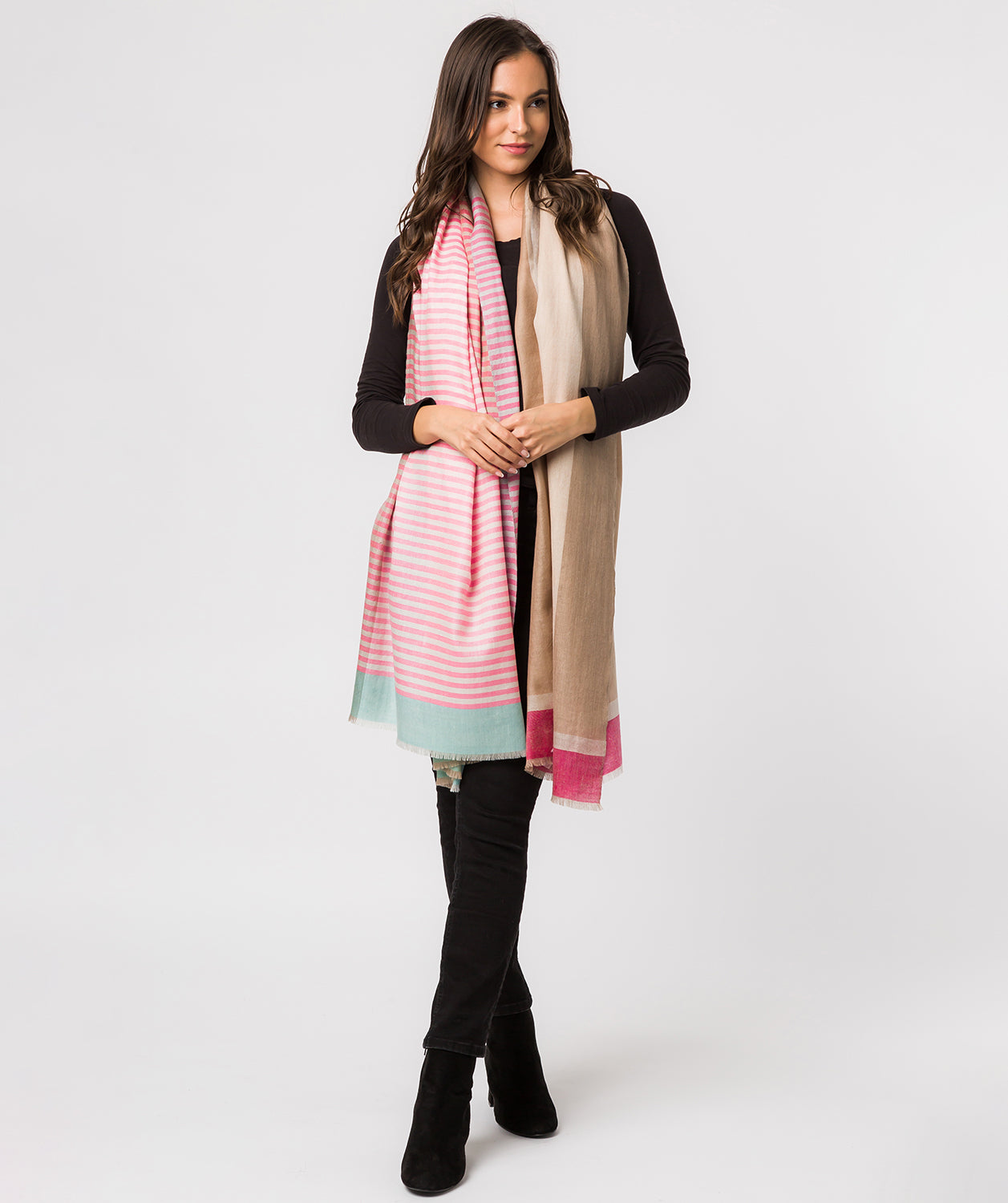 'Zenith' Cashmere & Merino Wool Throw