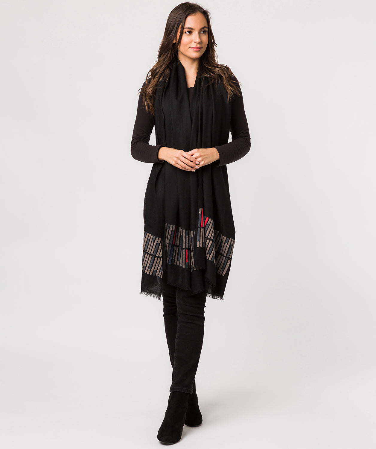 'Space' Cashmere & Merino Wool Throw