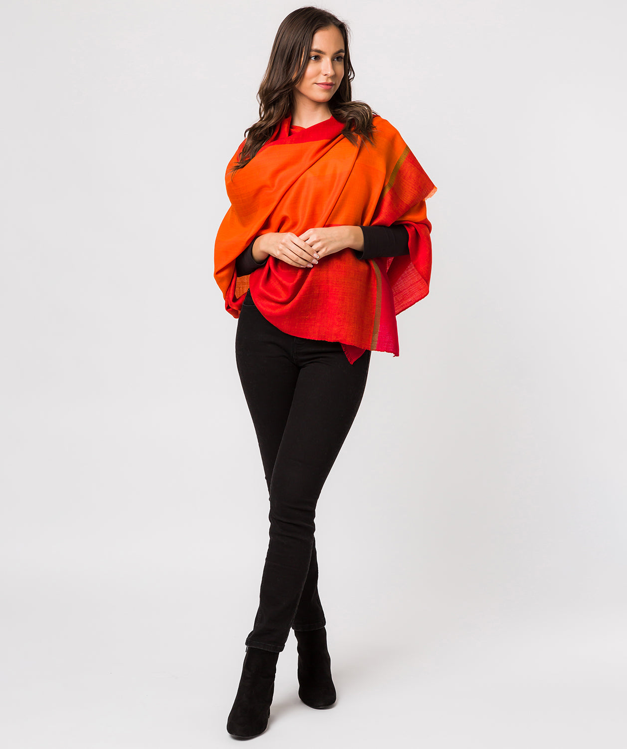 'Solar' Cashmere & Merino Wool Throw