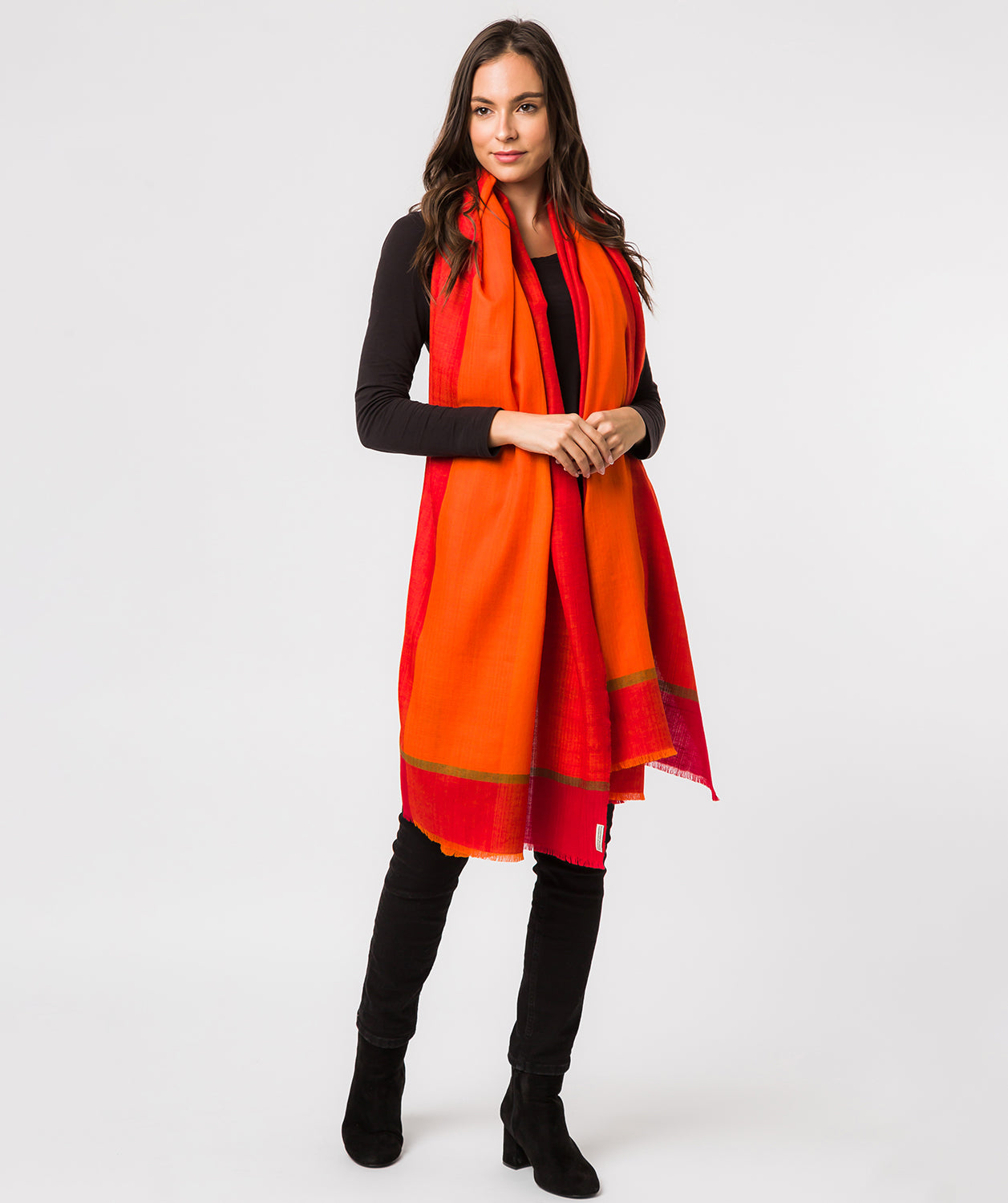 'Solar' Cashmere & Merino Wool Throw