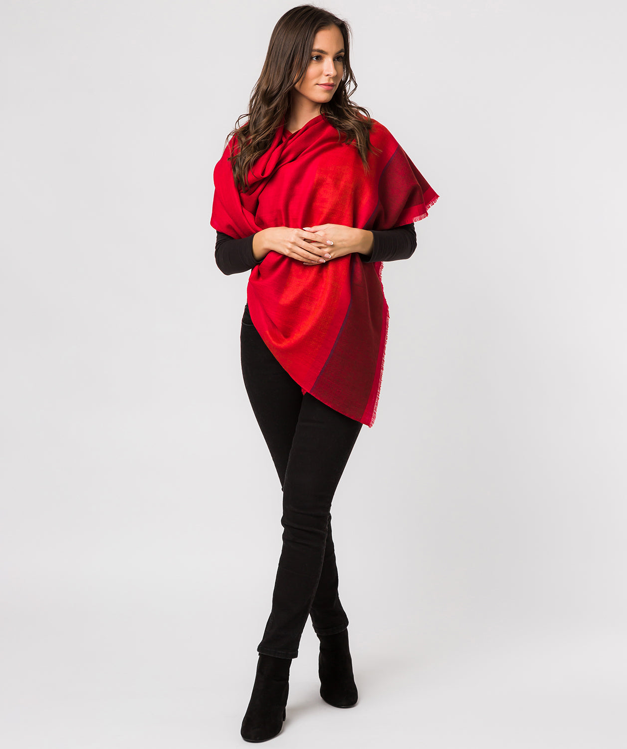 'Blur' Cashmere & Merino Wool Throw