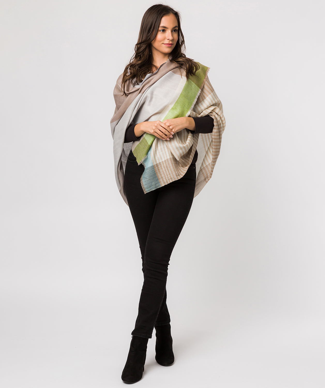 'Charon' Cashmere & Merino Wool Throw