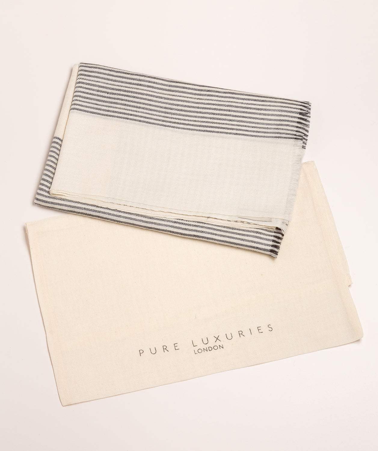 'Contrast' Cashmere & Merino Wool Throw