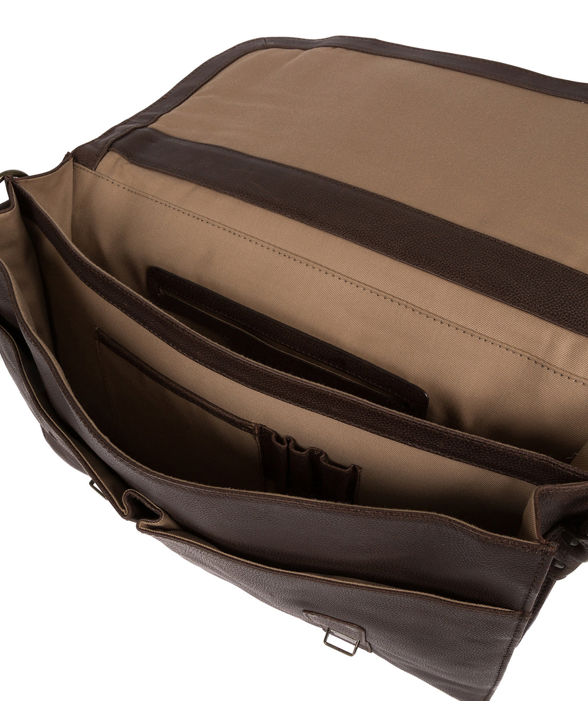 'Logan' Cocoa Leather Work Bag image 4