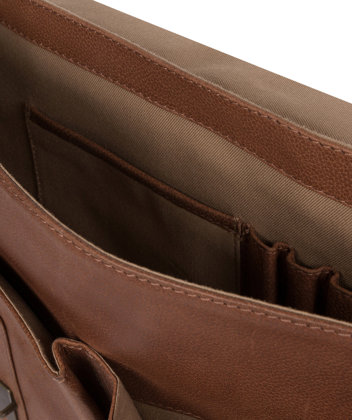 'Logan' Hazelnut Leather Work Bag