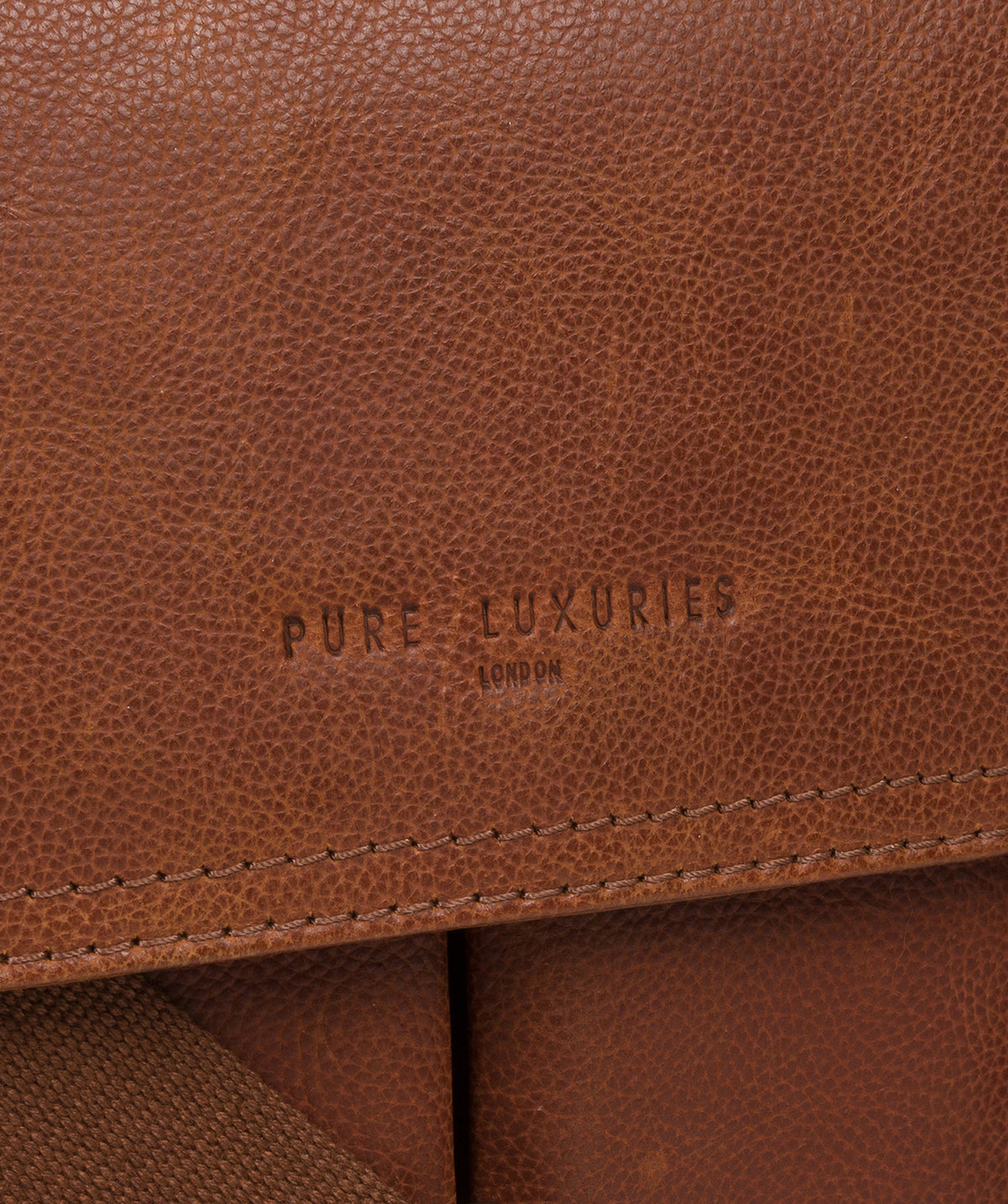 'Logan' Tan Leather Work Bag image 6