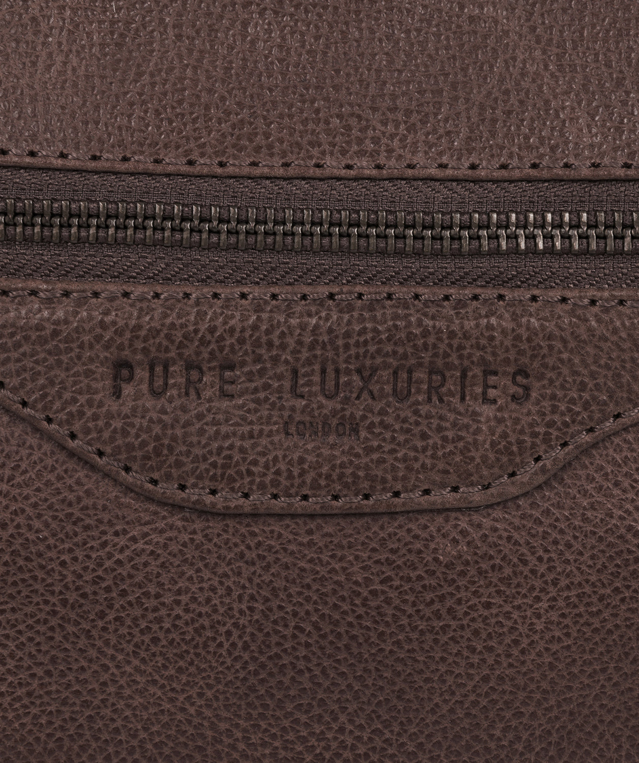 'Snowdon' Cocoa Leather Holdall image 5