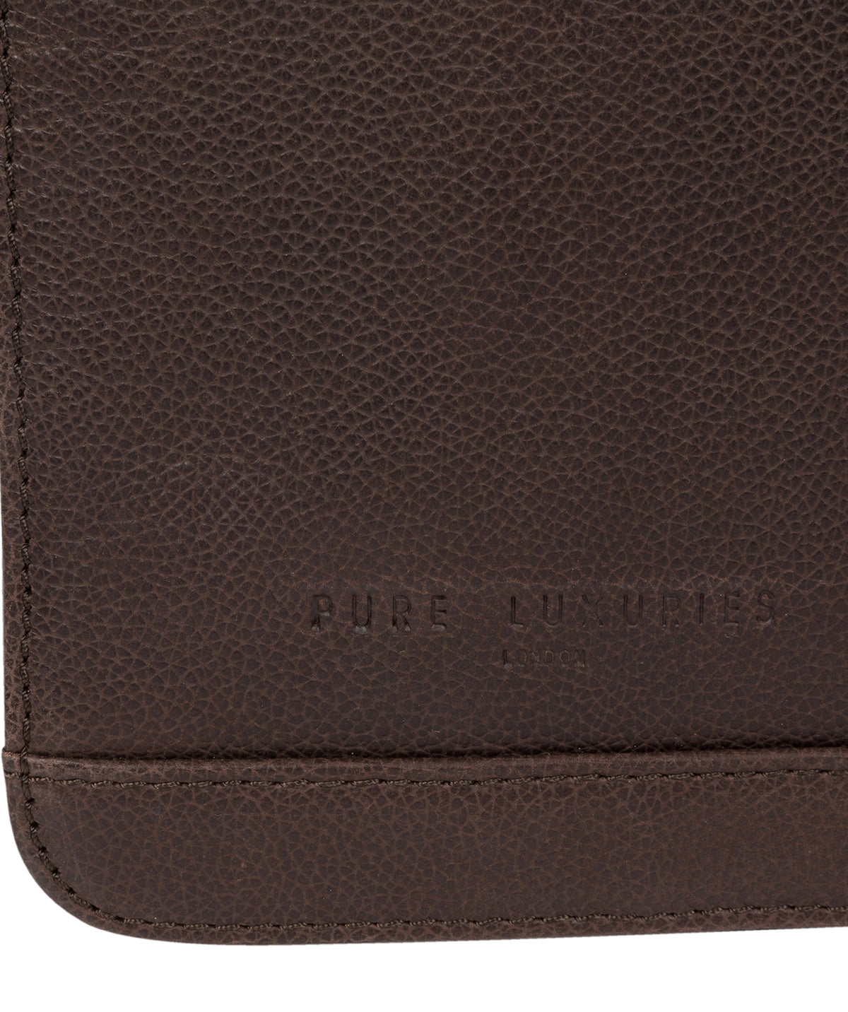 'Peak' Cocoa Leather Messenger Bag image 5