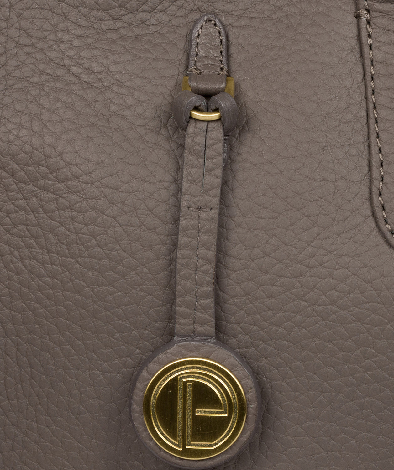 'Bloomsbury' Grey Leather Tote Bag