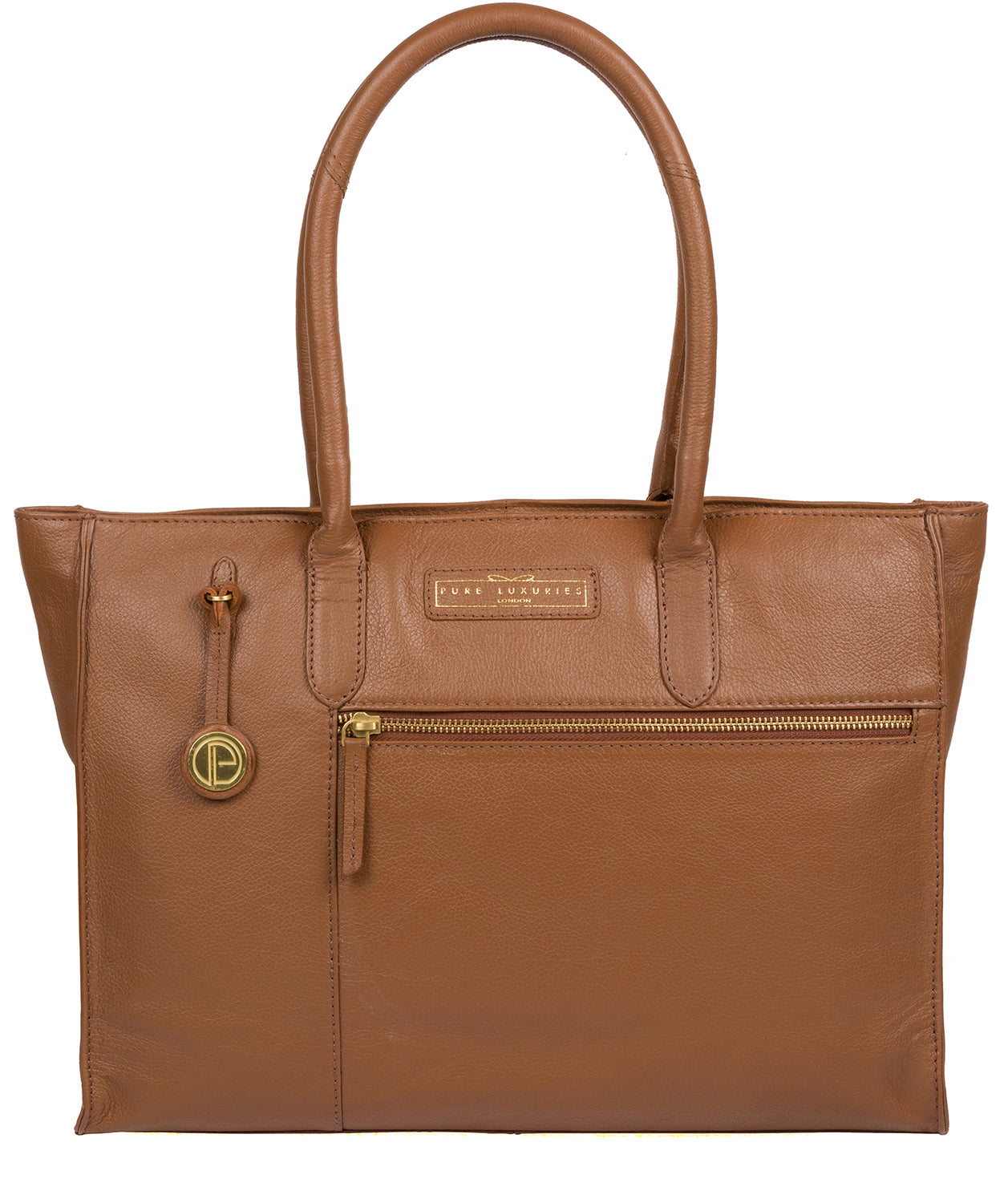'Bloomsbury' Tan Leather Tote Bag Pure Luxuries London