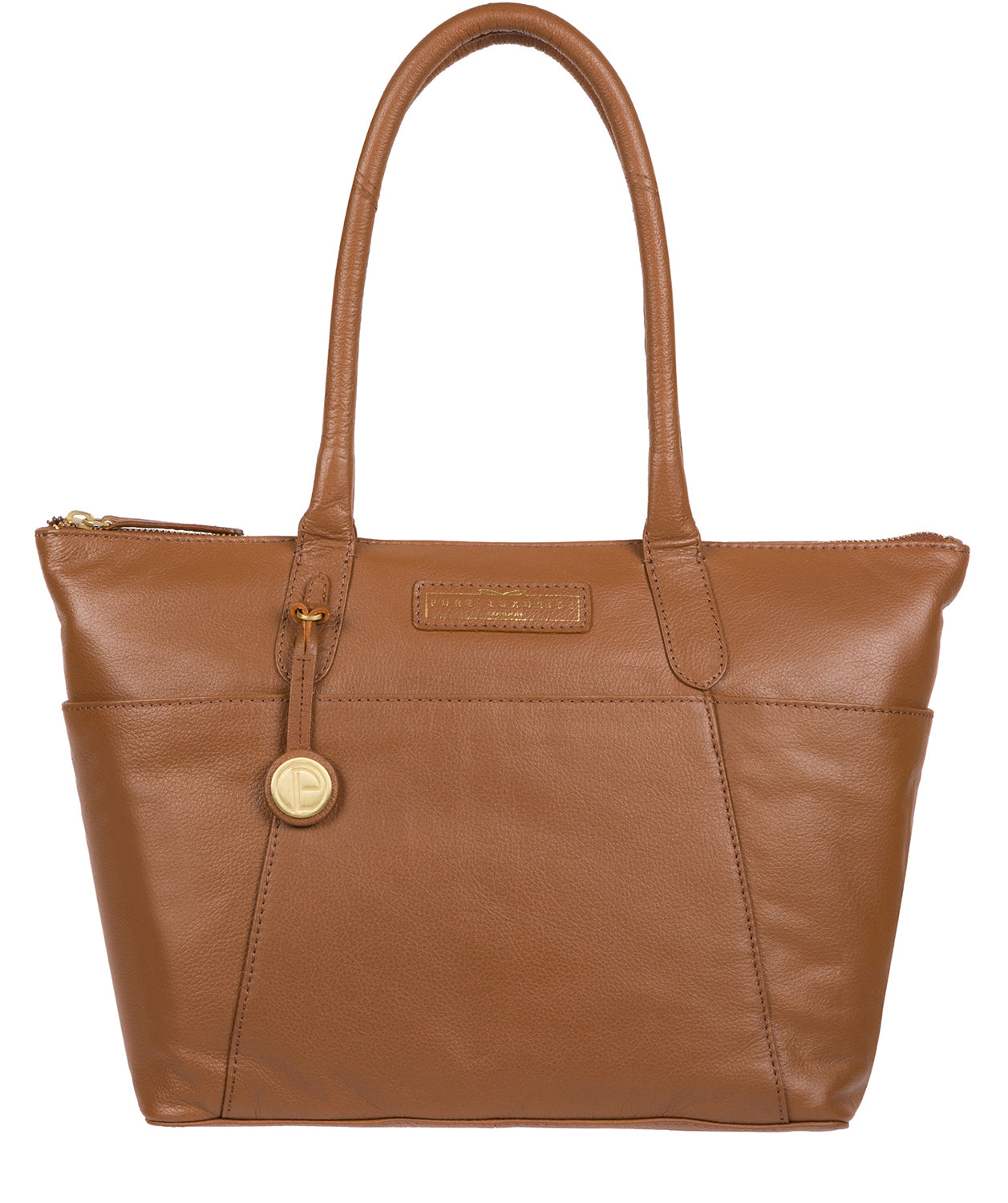 'Holne' Tan Leather Tote Bag image 1