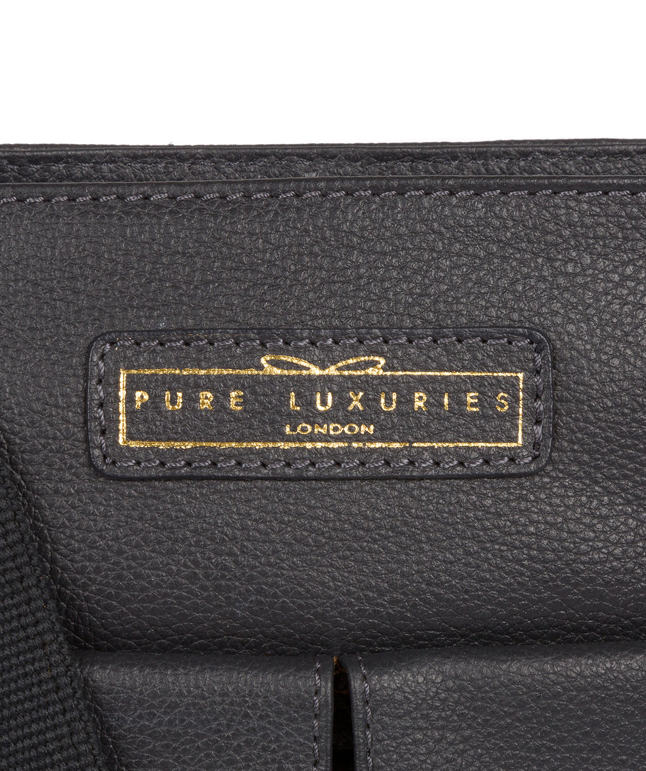 'Barnwell' Navy Leather Cross Body Bag image 5