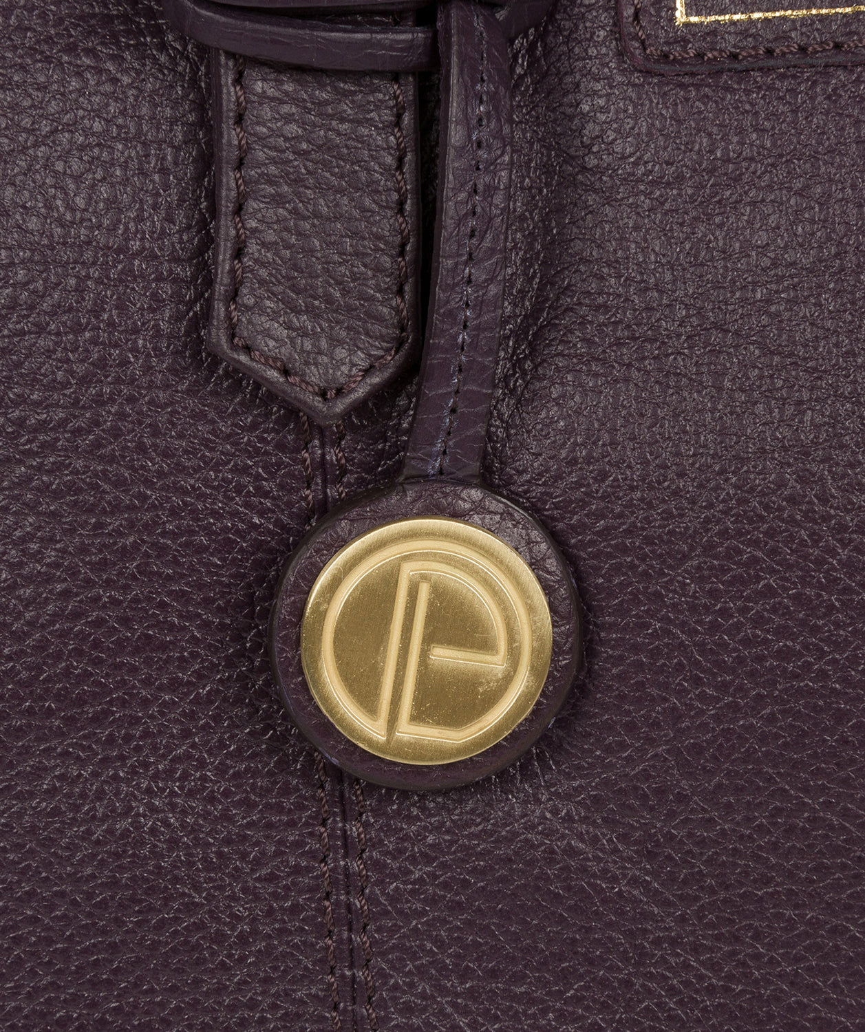 'Avebury' Plum Leather Handbag image 6