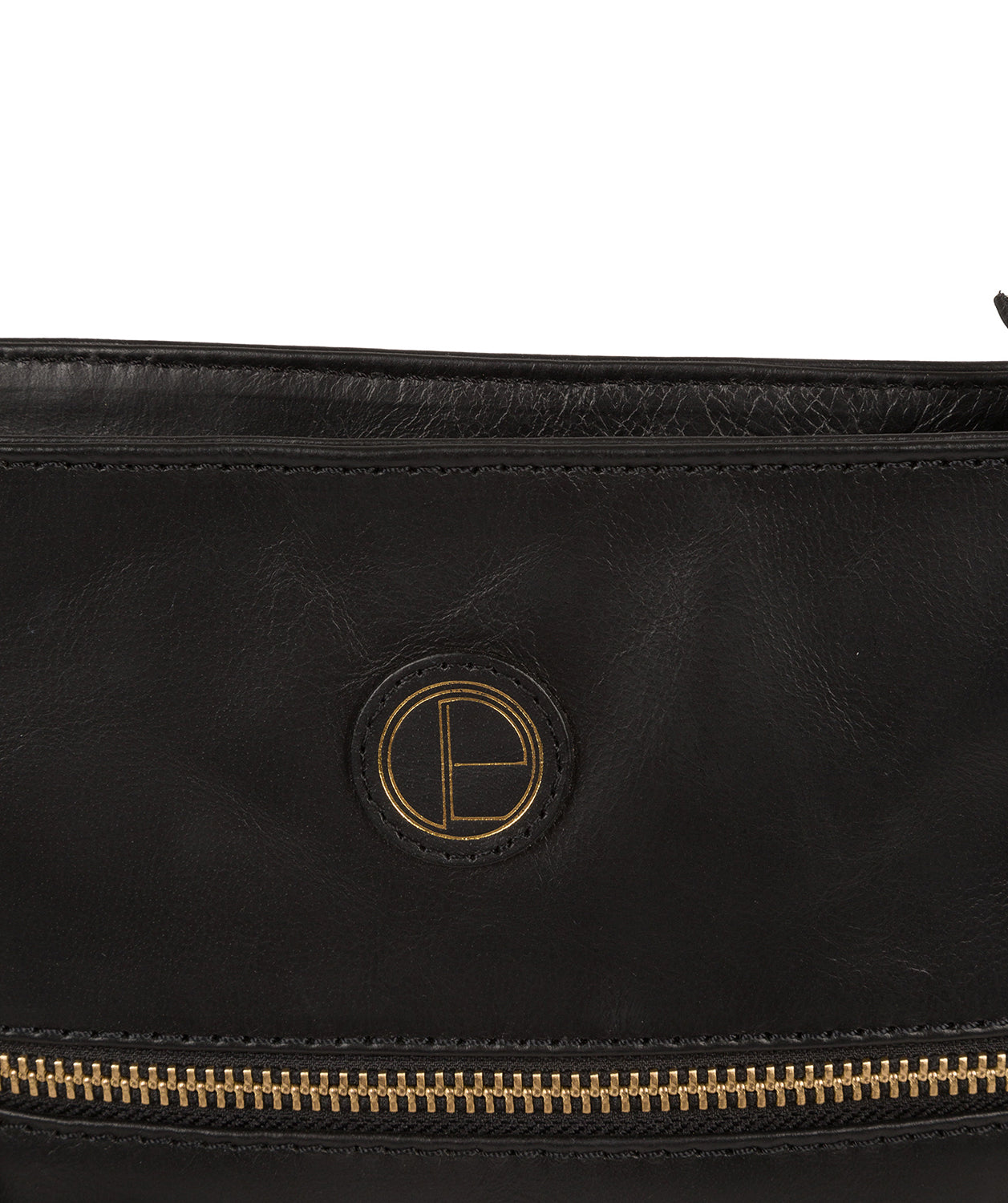 'Knook' Vintage Black Leather Cross Body Bag image 6